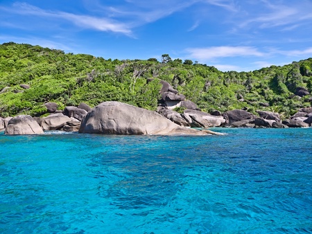 Similan Islands in the Andaman Sea.  Thailand.の写真素材