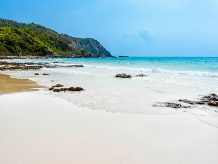 Deserted beachの写真素材