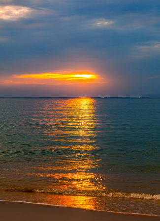 Sunset in Khao Lakの写真素材