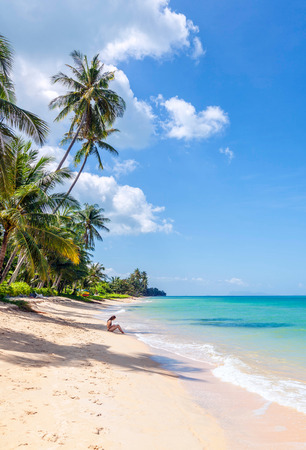 Paradise Island of Koh Samuiの写真素材