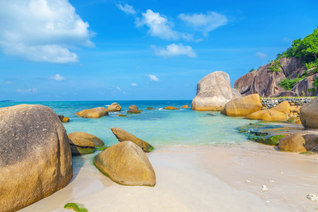 Crystal Bay on the island of Koh Samui in Thailandの写真素材
