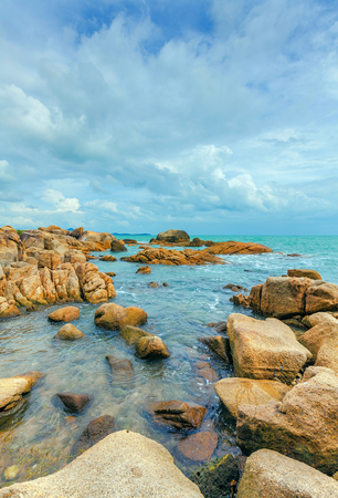 Morning at Coral Cove beach. Koh Samui, Thailand.の写真素材