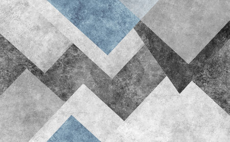 Creative minimalist abstract geometric art. Wall decorations, postcards, wallpapers, posters, cards, murals, rugs, hanging picturesの写真素材