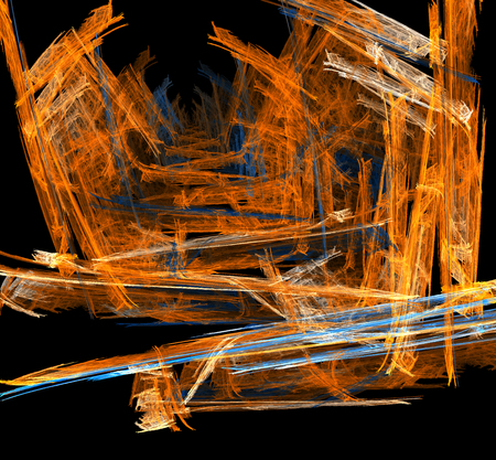 abstract computer generated fractal design. A fractal is a never-ending pattern. Fractals are infinitely complex patterns that are self-similar across different scales.の写真素材