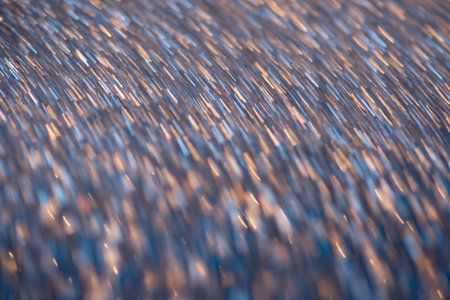 Abstract defocused blue and yellow background