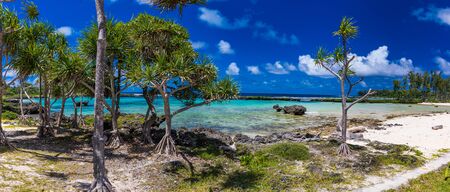 Eton Beach on Efate Island, Vanuatu, near Port Vila - famous beach on the east coastの写真素材