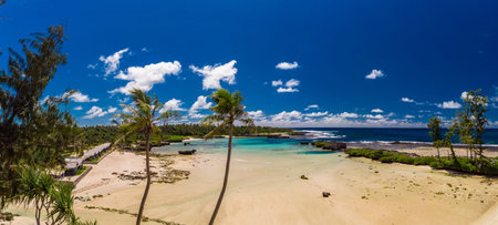 Eton Beach on Efate Island, Vanuatu, near Port Vila - famous beach on the east coast