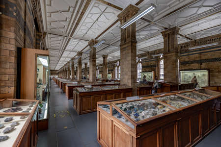 London,England, 16 Sep 2019: The Natural History museum is home to life and earth science specimens and welcomes many visitors every year.のeditorial素材