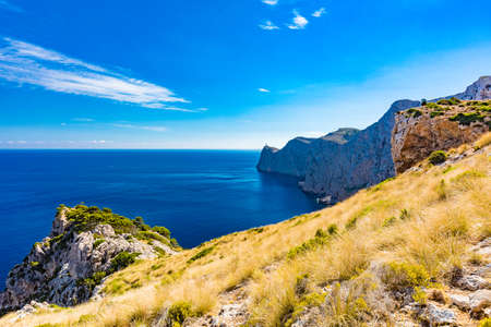Cape Formentor area and surroundings, coast of Mallorca, Spainの写真素材