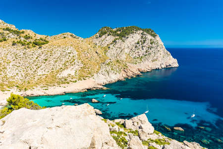 Cape Formentor area and surroundings, coast of Mallorca, Spainの写真素材