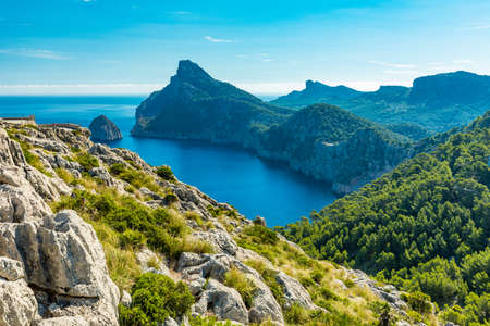 Cape Formentor area and surroundings, coast of Mallorca, Spainの写真素材