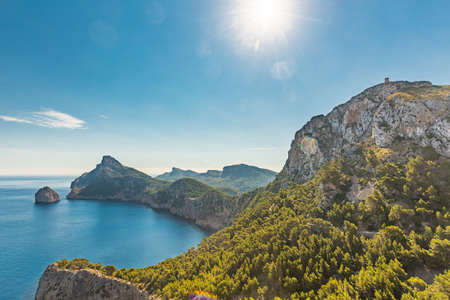 Cape Formentor area and surroundings, coast of Mallorca, Spainの写真素材