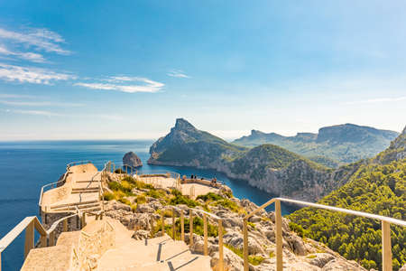 Cape Formentor area and surroundings, coast of Mallorca, Spainの写真素材