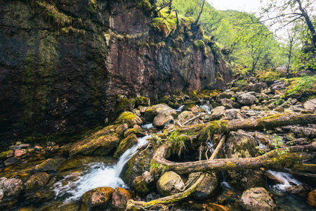 Hidden Valley view in the Scottish Highlands, UK