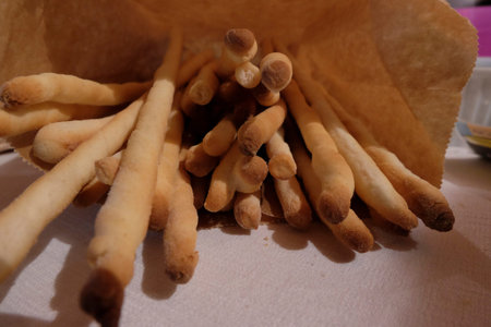 Breadsticks. Regional Piedmont bread. italy