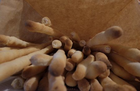 Breadsticks. Regional Piedmont bread. italyの写真素材
