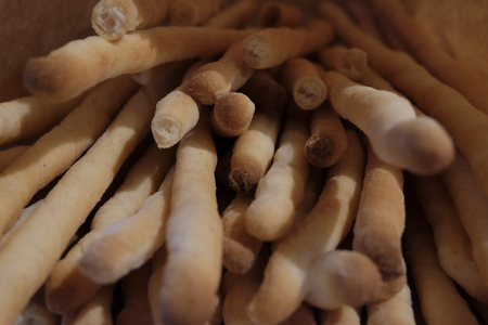 Breadsticks. Regional Piedmont bread. italyの写真素材