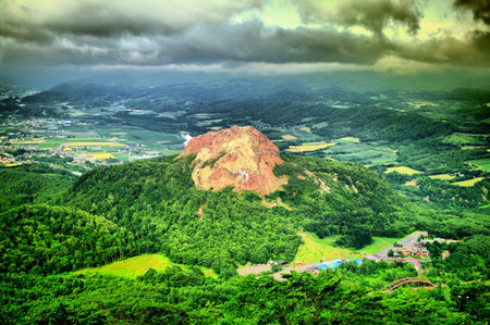 New vulcan in Hokkaido. Tonmapped. 