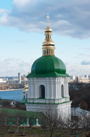 Kiev-Pechersk Lavra, the famous ancient Orthodox monastery in Kiev の写真素材