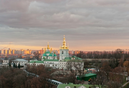 Kiev Pechersk Lavra  Orthodox Christian monastery Kiev Ukraine の写真素材