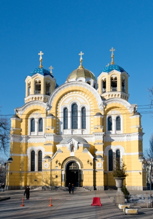 Vladimir Cathedral in Kiev, Ukraineの写真素材