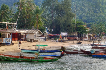 Lifestyle in rural thailand in summertimeの写真素材