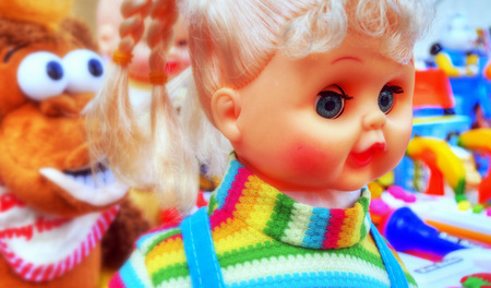 Everyday life at the island Crete in Greece in the summerの写真素材