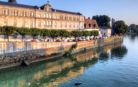 Various colors in a French landscape in summertimeのeditorial素材