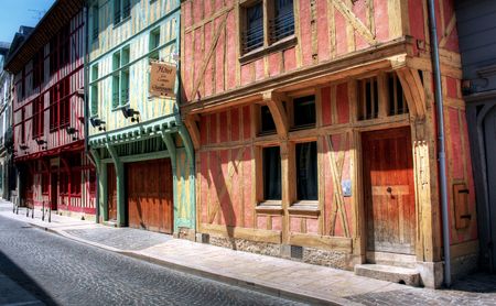 Various colors in a French landscape in summertimeのeditorial素材