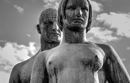 A norwegian landscape in the summertimeのeditorial素材