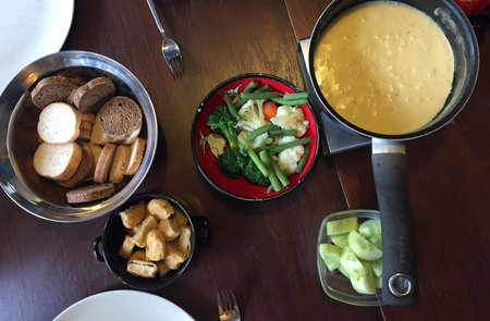 Delicious healthy food on display on a tableの写真素材