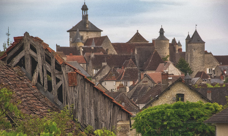 Medieval town Rocamadour in Franceのeditorial素材