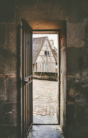 Medieval town Rocamadour in Franceのeditorial素材