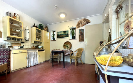 interior of a typical old dutch village house in the netherlandsの写真素材
