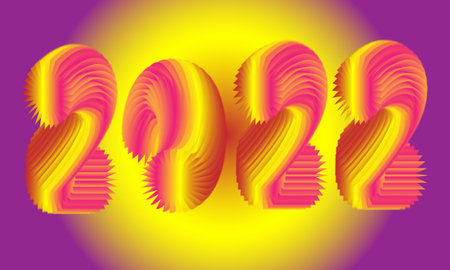 Abstract new year 2022 background illustration. Welcome to 2022.
