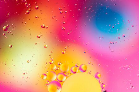 Abstract macro oxygen molecules. Micro space background. Concept: cosmic pattern.の写真素材