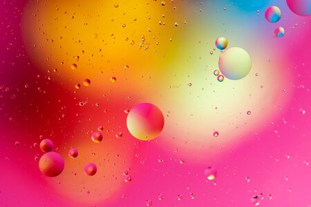 Abstract macro oxygen molecules. Micro space background. Concept: cosmic pattern.の写真素材