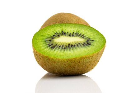 Kiwifruit. Green fresh juicy kiwi. Organic nutrition concept.の写真素材