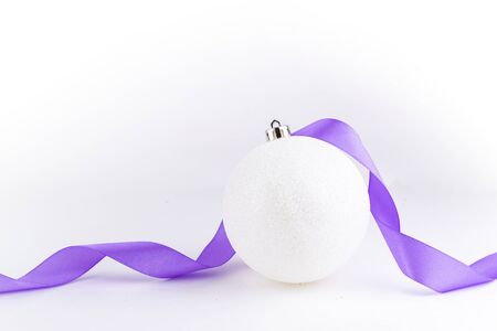 New years eve celebration. Xmas pattern isolated on white backgrの写真素材