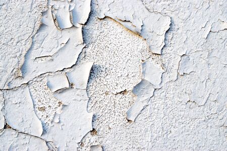 Peeling wallpaper. Old painting wall texture, flakes pattern bacの写真素材