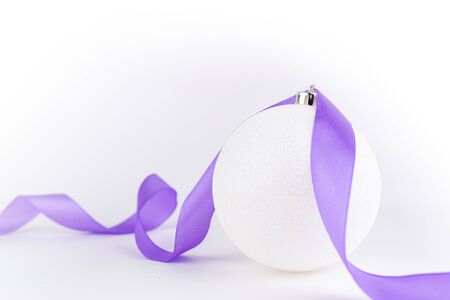 Xmas Gifts. Gold 2020 New Year decoration isolated on white backの写真素材