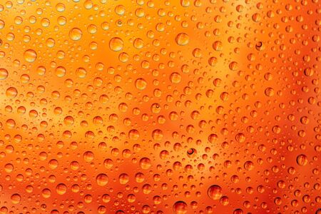 Water drops texture background. Rain on window glass. Wet rain patternの写真素材