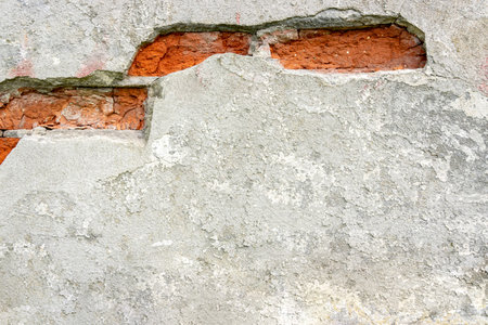 Wallpaper pattern. Vintage grunge plaster or concrete stucco surface. Old rough stone on cement...