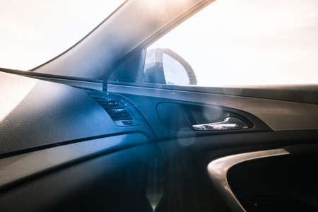 Car air conditioner. Vehicle vent interior for cold automobile cool. Auto climate condition. Ac ventilation systemの写真素材