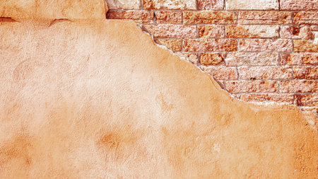 Old wall texture. Vintage grunge plaster or concrete stucco surface. Old rough stone on cement...
