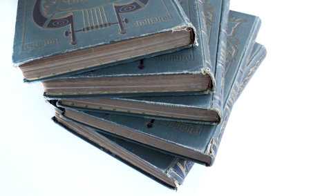 An old antique vintage two books 