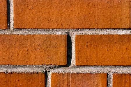 Wall of red bricksの写真素材