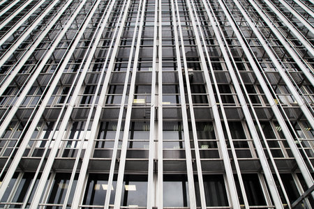 facade of modern office building