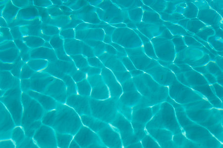 Shining turquoise water ripple background