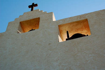 St. Francisco de Paula Church in Tularosa, New Mexicoの写真素材